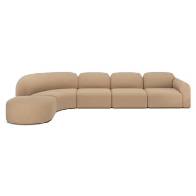 Bulky Modular 5 Piece Sectional Sofa