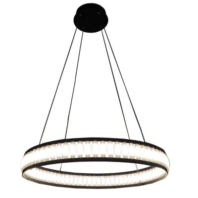 Carpi Round LED Chandelier by Huxe at Lumens.com