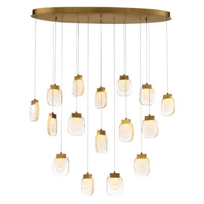 Parma LED Oval Multi-Light Pendant Light