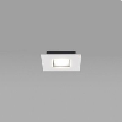 Quarter 1-Light LED Wall/Flushmount (White) - OPEN BOX