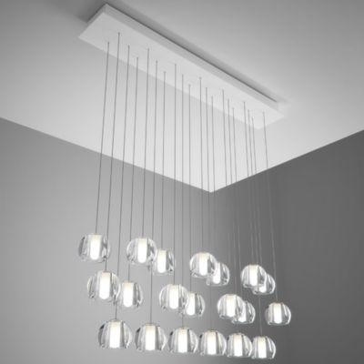 Beluga Multispot 20-Light Rectangular Pendant
