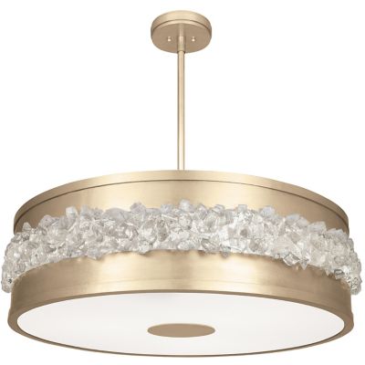 Arctic Halo Drum Chandelier