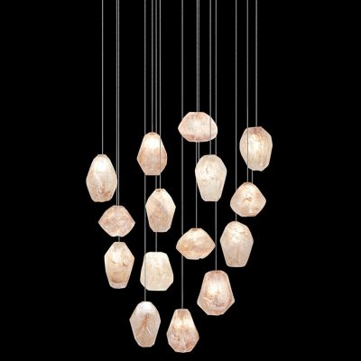 Natural Inspirations Quartz Round Multi-Light Pendant