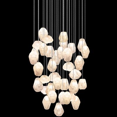 Natural Inspirations Quartz Round Multi-Light Pendant