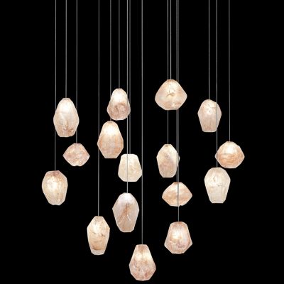 Natural Inspirations Quartz Round Multi-Light Pendant