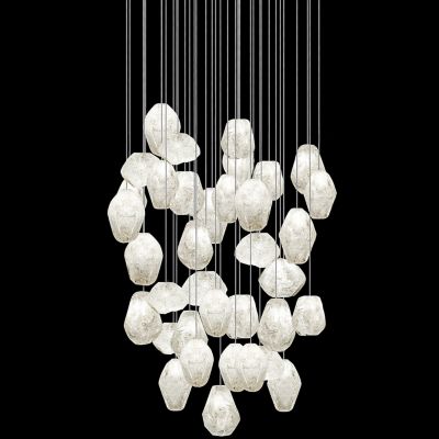 Natural Inspirations Quartz Round Multi-Light Pendant