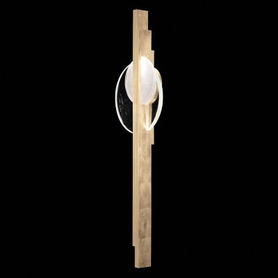 Shown in Soft Gold finish, Large size, Left face, lit