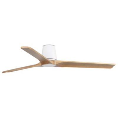 Heywood Tub Wood DC Flushmount Ceiling Fan