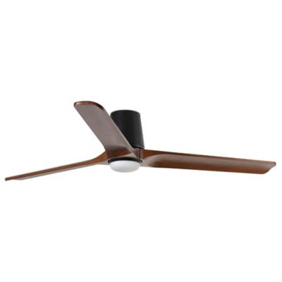 Heywood Tub Wood DC Flushmount Ceiling Fan