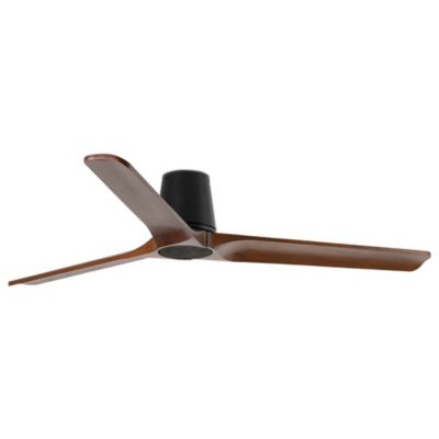Heywood Tub Wood DC Flushmount Ceiling Fan