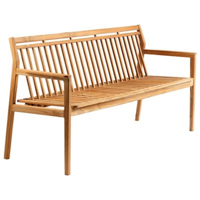 Sammen Garden Outdoor Bench with Backrest
