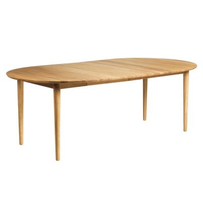Birch C62E Extendable Dining Table with 2 Extended Leaves