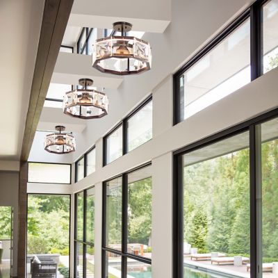 Joile LED Semi-Flushmount