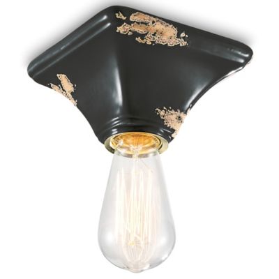 Vintage Square Flushmount