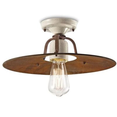 Vintage Grunge Flushmount