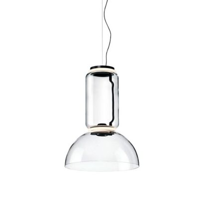 Noctambule Low Cylinder and Bowl LED Pendant