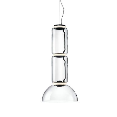 Noctambule Low Cylinder and Bowl LED Pendant