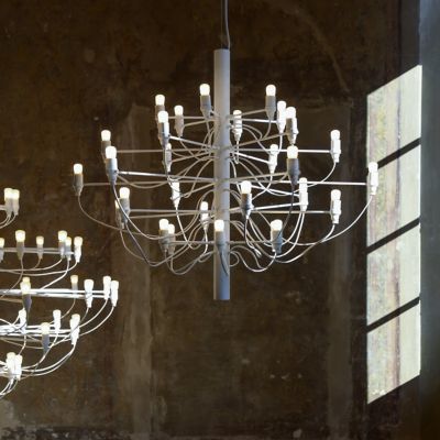 Shown in Matte Black Finish, 50 Lights, in use