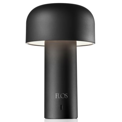 Bellhop Rechargeable LED Table Lampand Matte Black by FLOS at