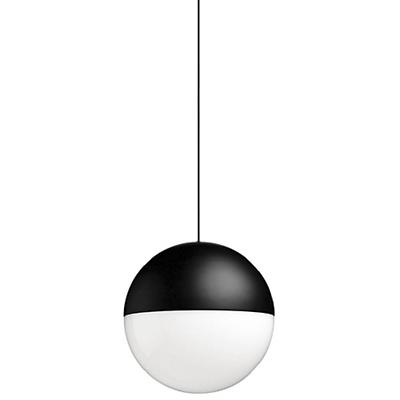 String Light Pendant(Black|Canopy|40 Ft|Soft Touch)-OPEN BOX
