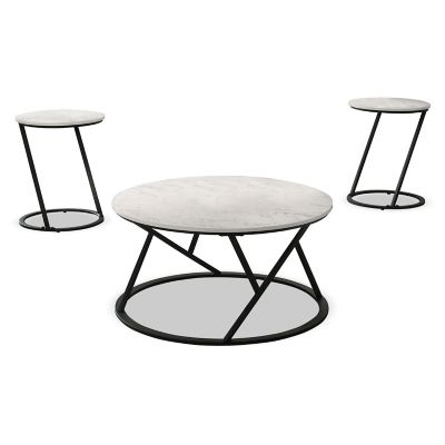 Chesterfield Coffee & Side Table, Set of 3