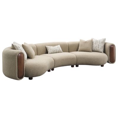 Valdini Curved Sectional Sofa