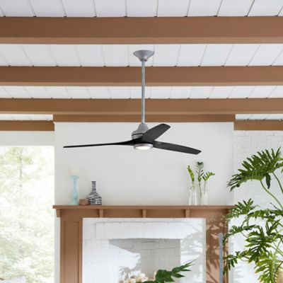 Shown in Galvanzied body with Wiskey Wood, LED, in use