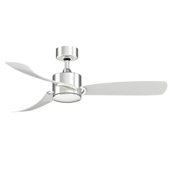 Sculptaire Led Ceiling Fan By Fanimation Fans At Lumens Com - Black And Chrome Ceiling Fan With Lights