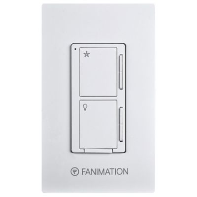 Wall Control by Fanimation Fans (White) - OPEN BOX RETURN