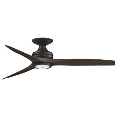 Spitfire DC Custom Smart Flushmount Indoor/Outdoor LED Ceiling Fan