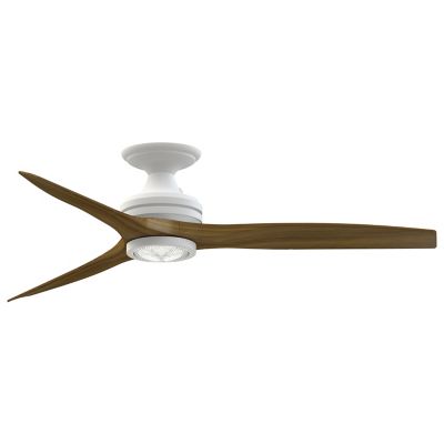 Spitfire DC Custom Smart Flushmount Indoor/Outdoor LED Ceiling Fan