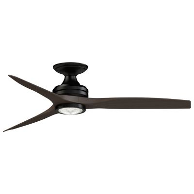 Spitfire DC Custom Smart Flushmount Indoor/Outdoor LED Ceiling Fan