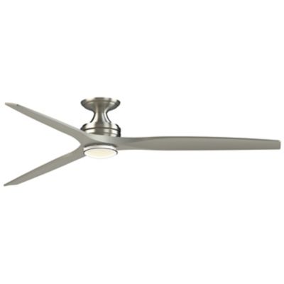 Spitfire DC Custom Smart Flushmount Indoor/Outdoor LED Ceiling Fan