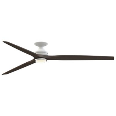 Spitfire DC Custom Smart Flushmount Indoor/Outdoor LED Ceiling Fan