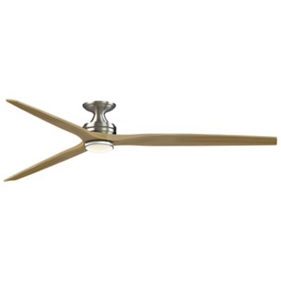Spitfire DC Custom Smart Flushmount Indoor/Outdoor LED Ceiling Fan