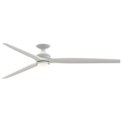 Spitfire DC Custom Smart Flushmount Indoor/Outdoor LED Ceiling Fan