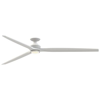 Spitfire DC Custom Smart Flushmount Indoor/Outdoor LED Ceiling Fan