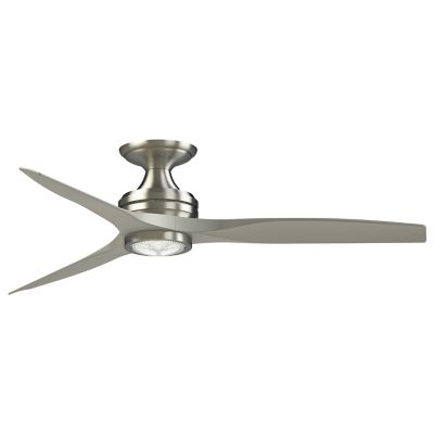 Spitfire DC Custom Smart Flushmount Indoor/Outdoor LED Ceiling Fan