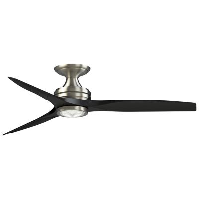 Spitfire DC Custom Smart Flushmount Indoor/Outdoor LED Ceiling Fan
