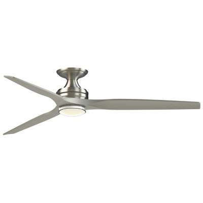 Spitfire DC Custom Smart Flushmount Indoor/Outdoor LED Ceiling Fan