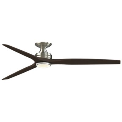 Spitfire DC Custom Smart Flushmount Indoor/Outdoor LED Ceiling Fan