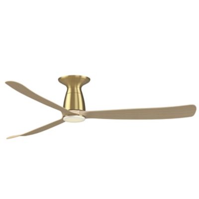 Kute Flushmount Indoor/Outdoor LED Smart Ceiling Fan