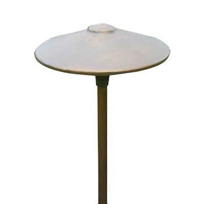 10 Inch Brass Panel LED China Hat Area Light
