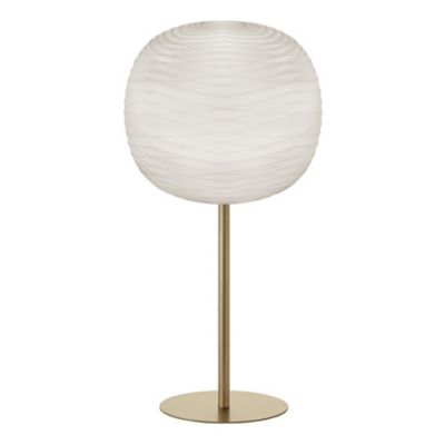 glass gem table lamp