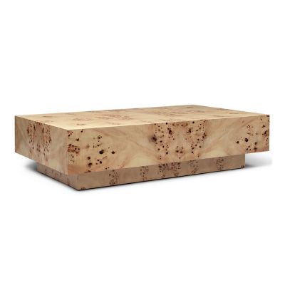 Burl Coffee Table