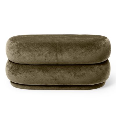 Faded Oval Pouf