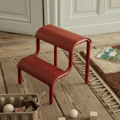 Shown in Poppy Red color, in use