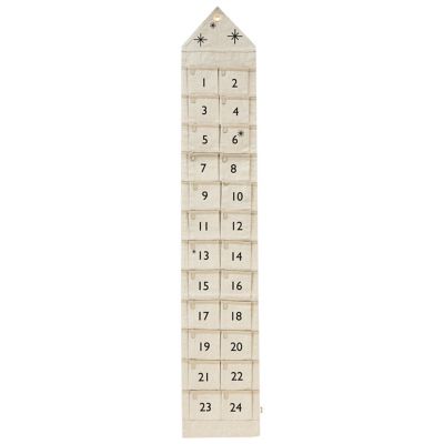 Star Advent Narrow Calendar