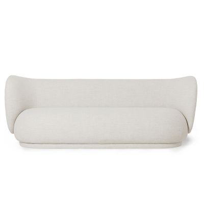Rico 3-Seater Sofa (Off-White) - OPEN BOX