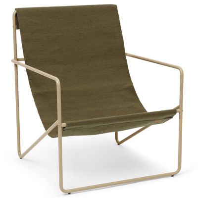 Desert Lounge Chair (Cashmere with Olive) - OPEN BOX